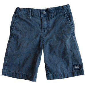 Quicksilver Kids Boy's Gray Blue Cotton Blend Shorts
